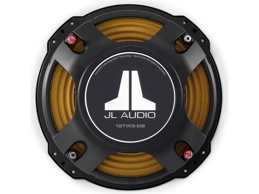 JL Audio 12TW3-D8 12-inch Dual 8-Ohm Thin-Line Car Subwoofer — Special Order Only