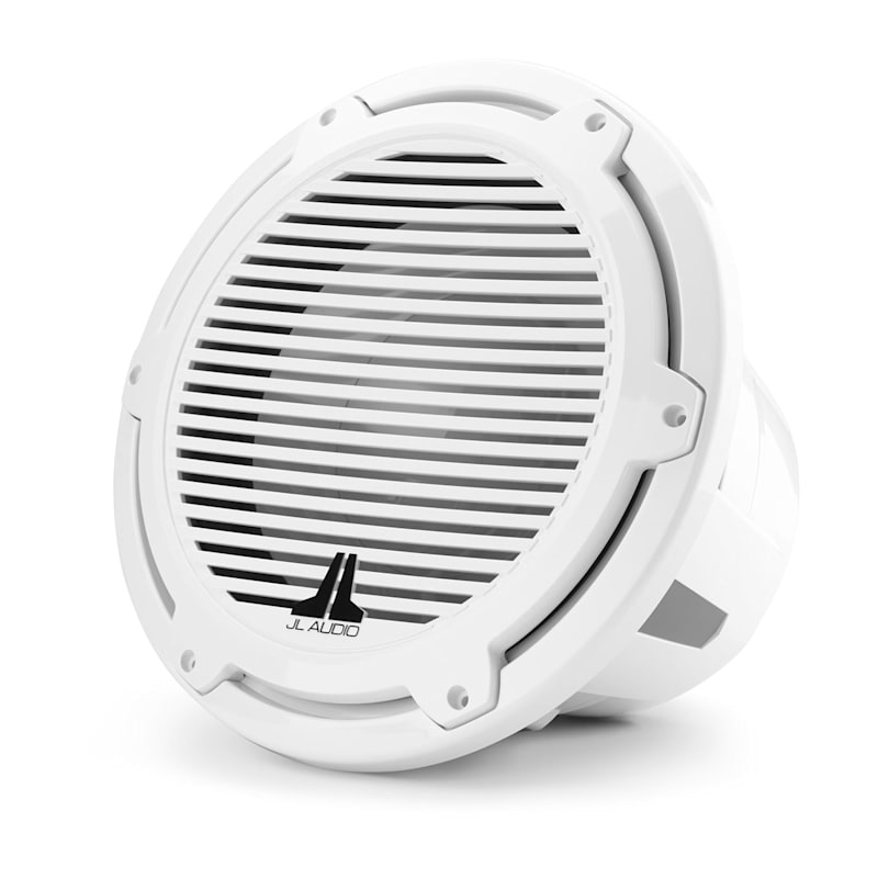 JL Audio M7-12IB-C-GwGw-4 12-inch M7 marine subwoofer, White Classic Grille