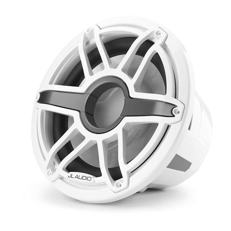 JL Audio M7-12IB-S-GwGw-4 12-inch M7 marine subwoofer, White Sport Grille