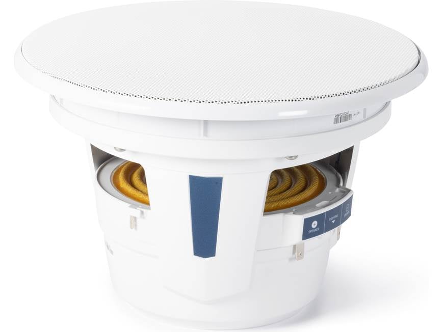 JL Audio M6-8IB-L-GwSw-4 8-inch M6 marine subwoofer, White Luxe Grille