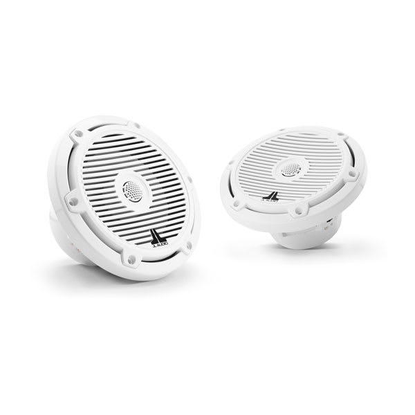 JL Audio M3-650X-C-Gw 6.5-inch Marine Speakers, White Classic Grille