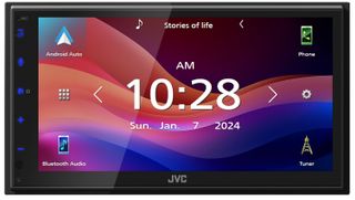 JVC 6.8" Digital Media Receiver, Wireless Carplay / Android Auto, Maestro Ready — KW-M695BW