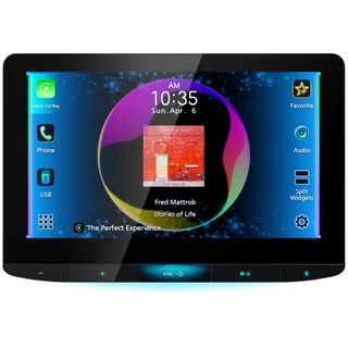 JVC 10.1" Digital Media Receiver, 1-DIN Chassis, Wireless Carplay / Android Auto — KW-Z1001W