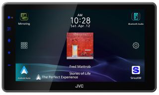 JVC 9" Digital Media Receiver, 1-DIN Chassis, Wireless Carplay / Android Auto — KW-Z900W