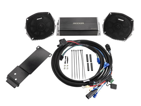 KICKER 50HDR982 Harley-Davidson Audio Kit, 1998–2013 Road Glide (50HDR982)