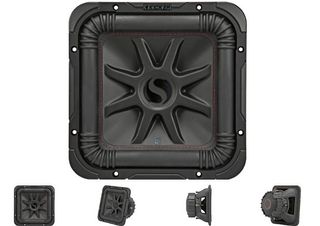 Kicker 45L7R104 Kicker Solo-Baric L7R 10-inch Subwoofer, Dual Voice Coil, 4 Ohm