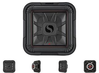 Kicker 46L7T122 Kicker Solo-Baric L7T 12-inch Subwoofer, Dual Voice Coil, 2 Ohm
