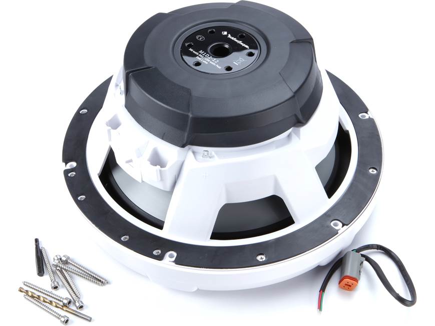 Rockford Fosgate M1D2-12 white 12-inch marine subwoofer