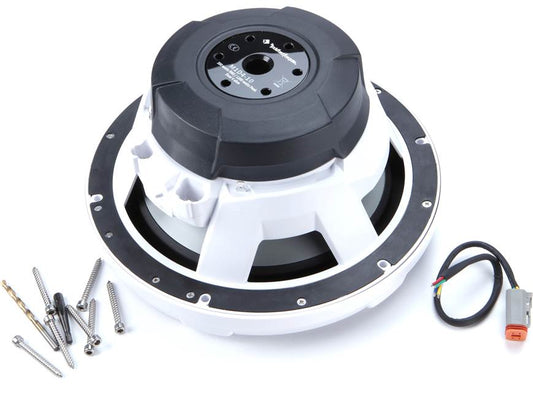 Rockford Fosgate M1D4-10 white marine subwoofer
