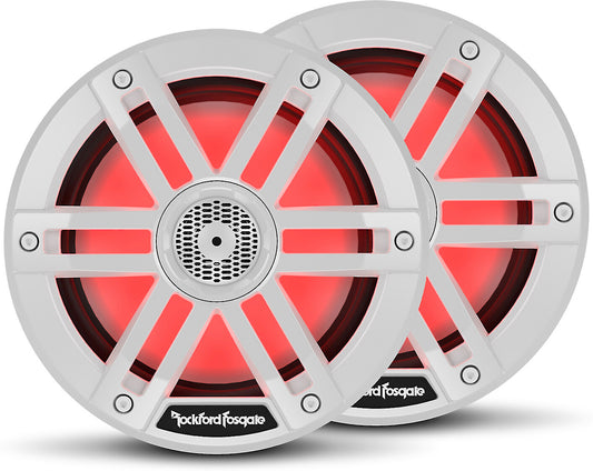 Rockford Fosgate M1-65 6.5-Inch Color Optix Marine Speakers — White