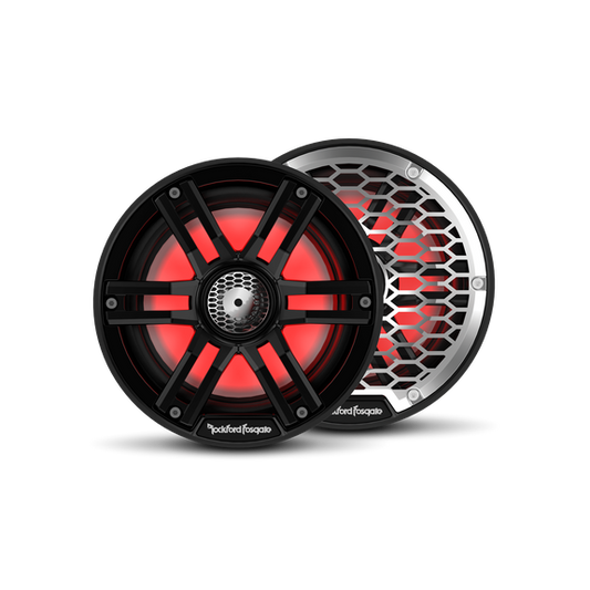 Rockford Fosgate M2-65B black Color Optix marine speakers