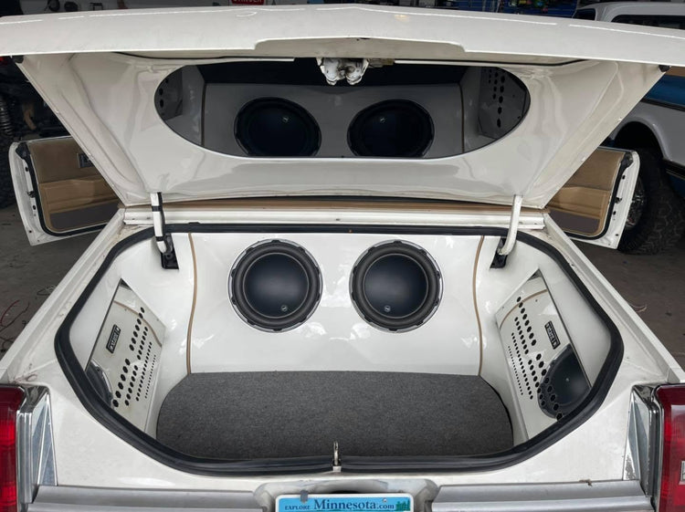 Marine audio speaker installation