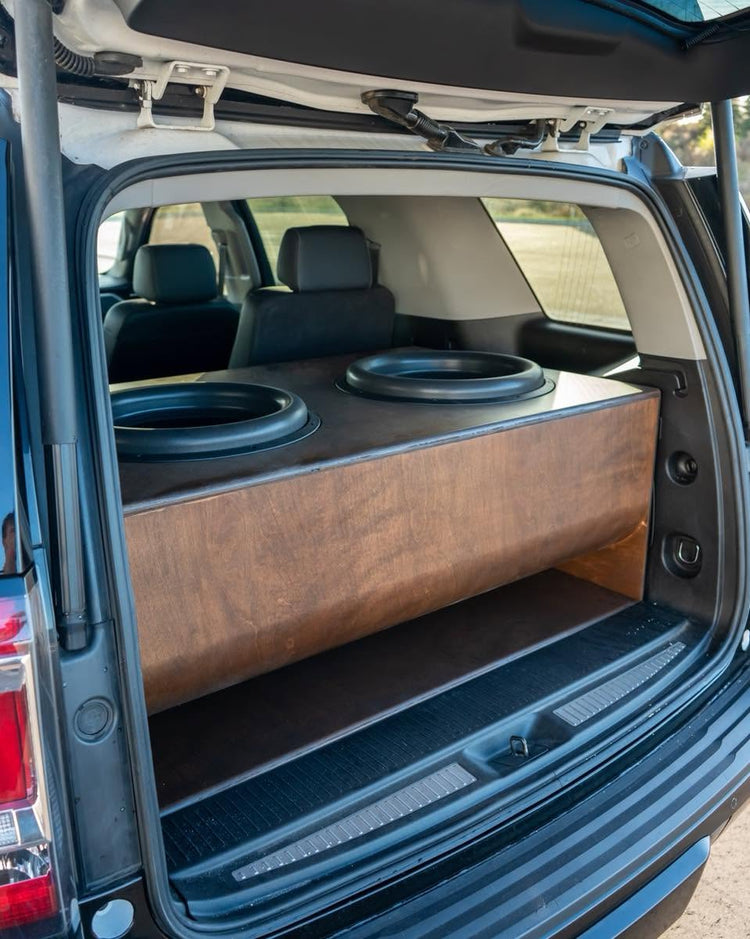 Custom van audio installation