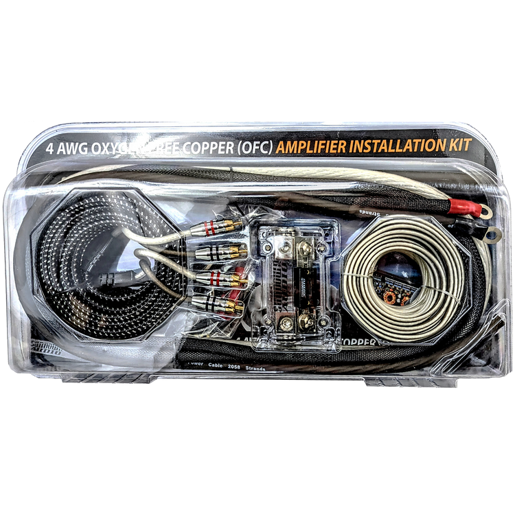 Sundown Audio 4 AWG OFC amplifier wiring kit