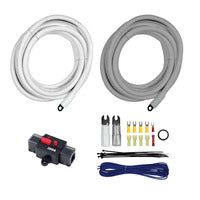 T-Spec V10 Marine 4 AWG Amp Kit with Circuit Breaker — 20 ft