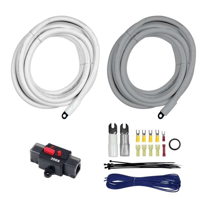 T-Spec V10 Marine 1/0 AWG 10 ft Amp Kit with Circuit Breaker