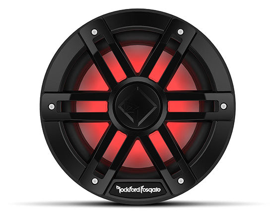 Rockford Fosgate M1D2-8B black Color Optix marine subwoofer