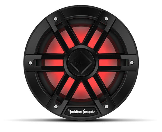 Rockford Fosgate M1D4-8B black Color Optix marine subwoofer