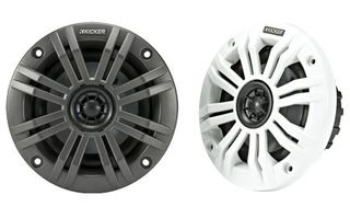 KICKER KM4 4-inch 2-Ohm Marine Coaxial Speakers