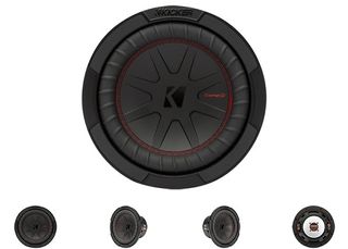 Kicker CompR 8-inch 4-ohm DVC subwoofer