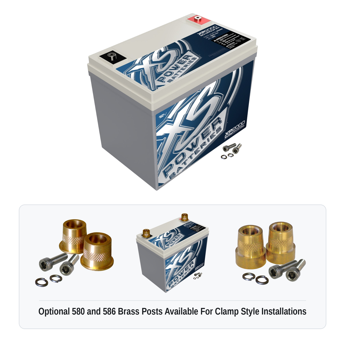 XS Power XP2000 12V AGM Secondary Battery