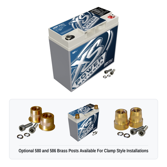 XS Power XP750 12V AGM secondary reserve battery