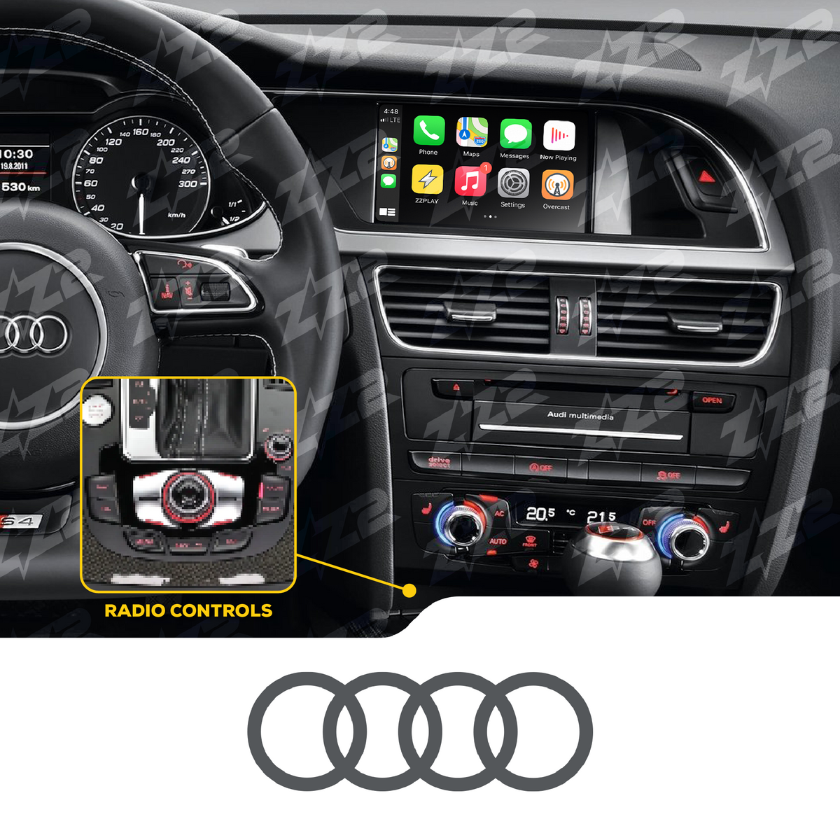 ZZ2 IT3-MMI3G-A4 CarPlay & Android Auto Interface