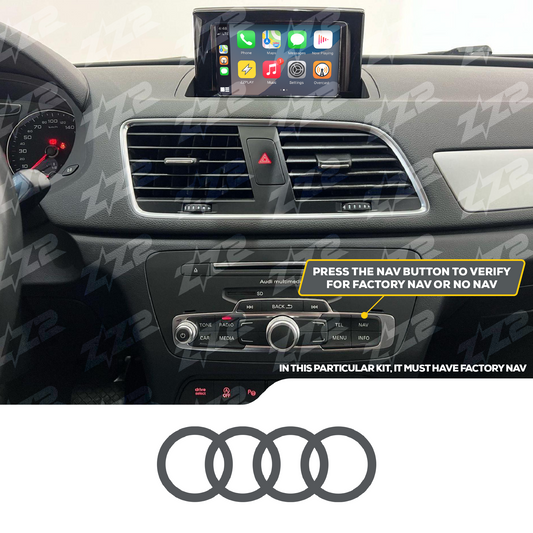 ZZ2 IT3-MMI3G-Q3N (with NAV) CarPlay & Android Auto Interface