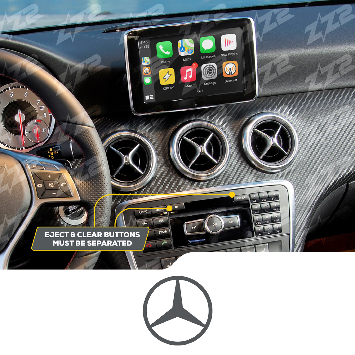 ZZ2 IT3-NTG45 wireless CarPlay and Android Auto interface