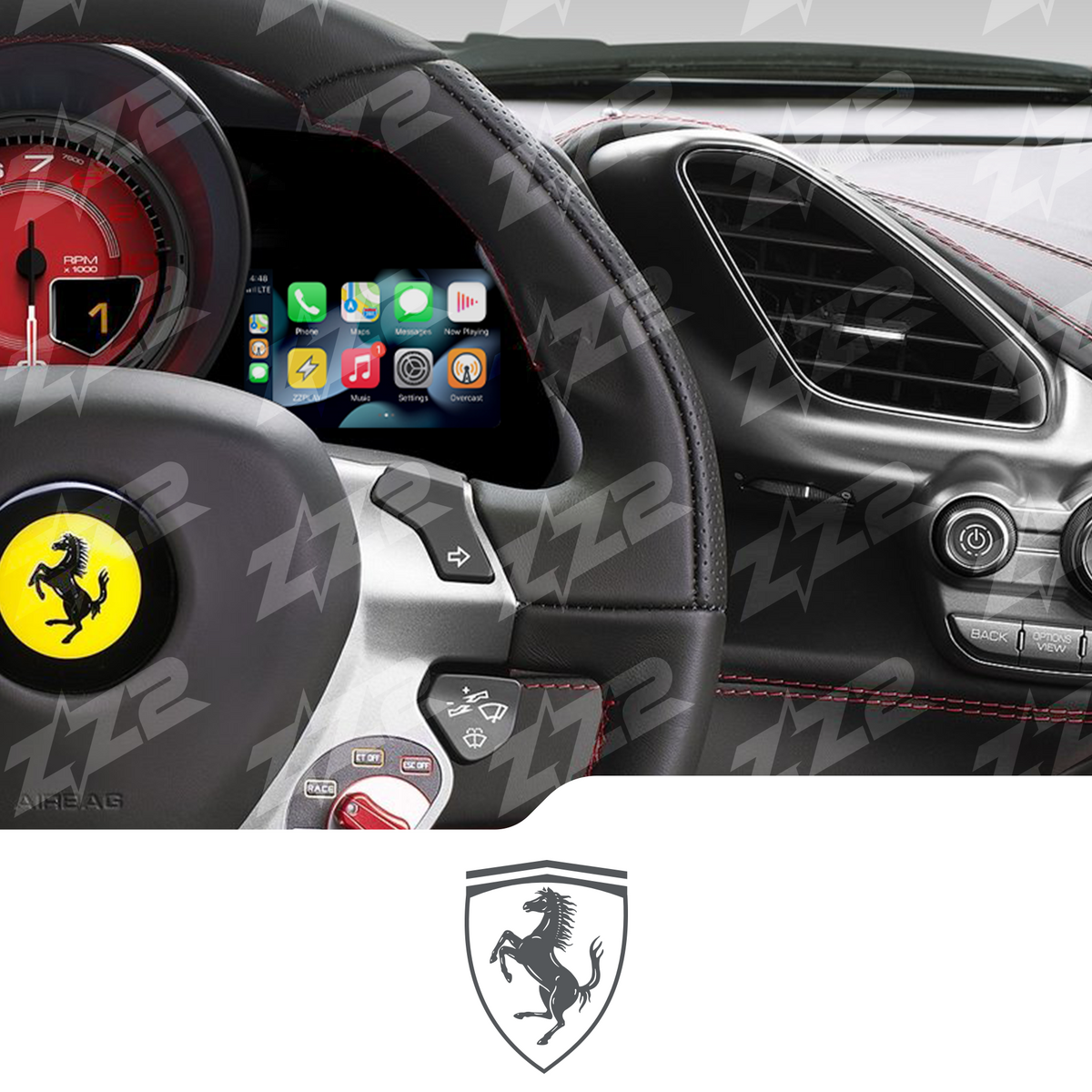 ZZ2 ITZ-488/F12 CarPlay & Android Auto Interface