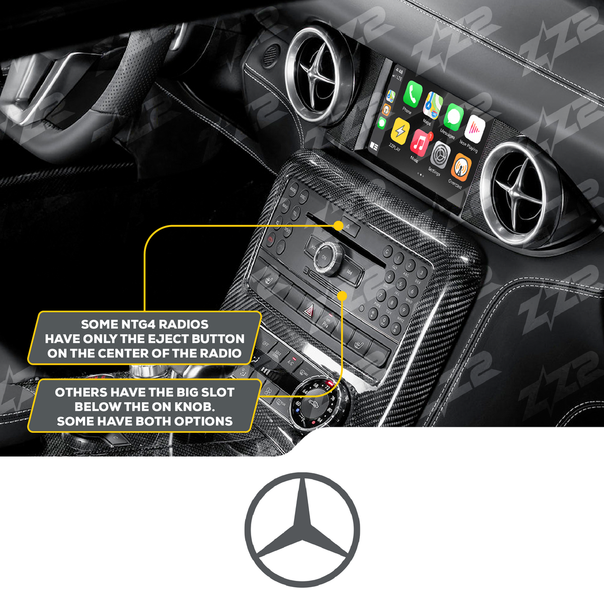ZZ2 ITZ-NTG4-SLS CarPlay & Android Auto Interface